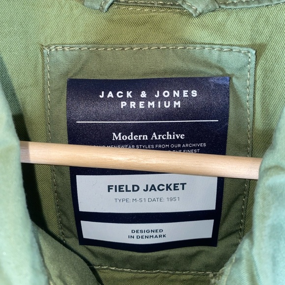 Jack and Jones Green Field Jacket - Picture 3 of 3